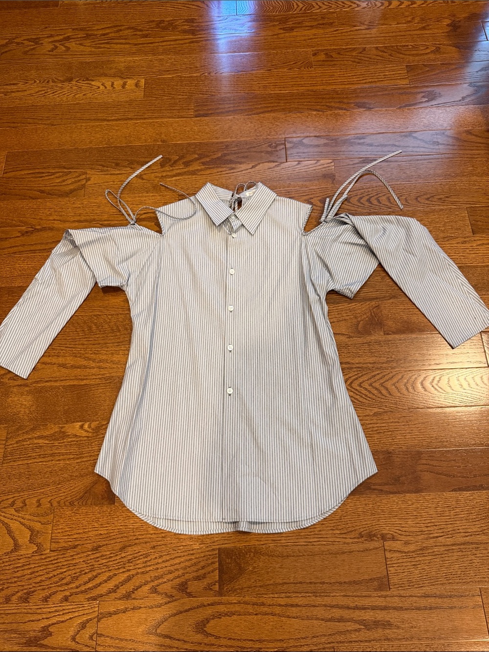 Yohji Yamamoto Striped Button-Down Shirt